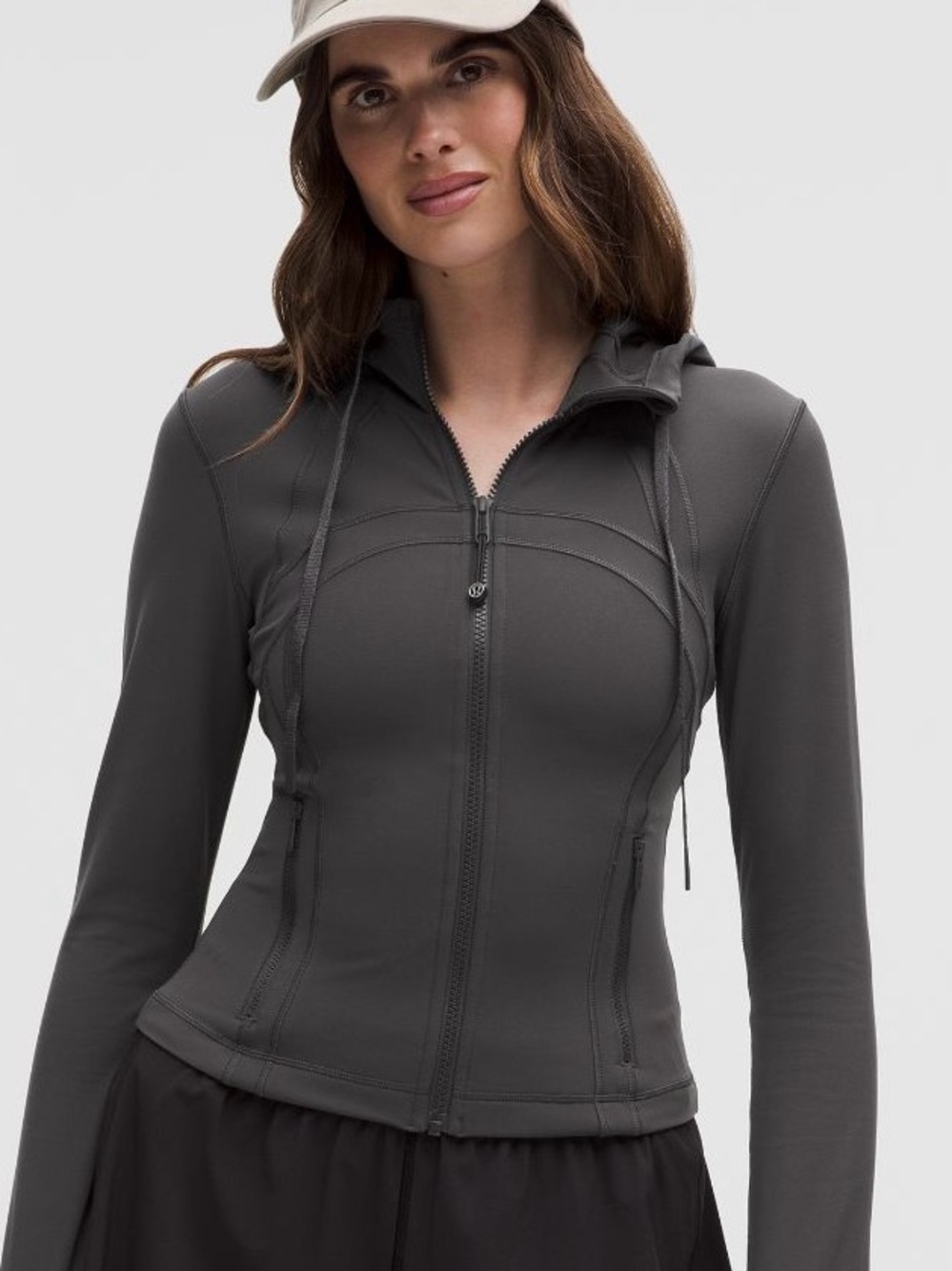 lululemon Define jacket, Nulu metch Charcoal Zip Front Hoodie